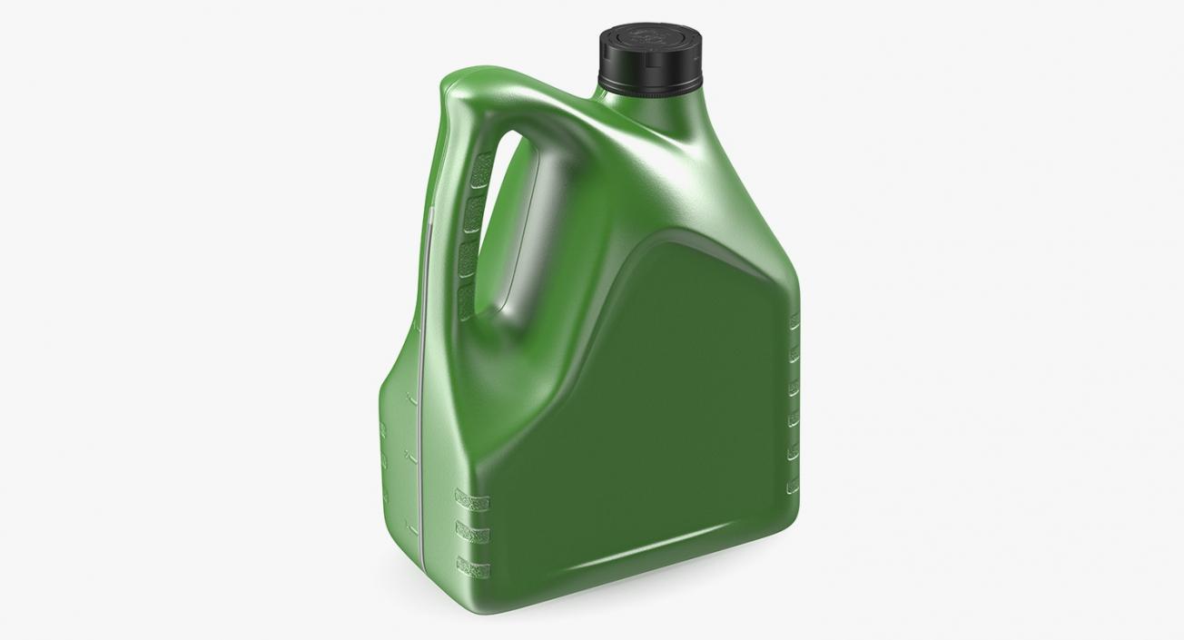 Motor Oil Green Bottle 3D