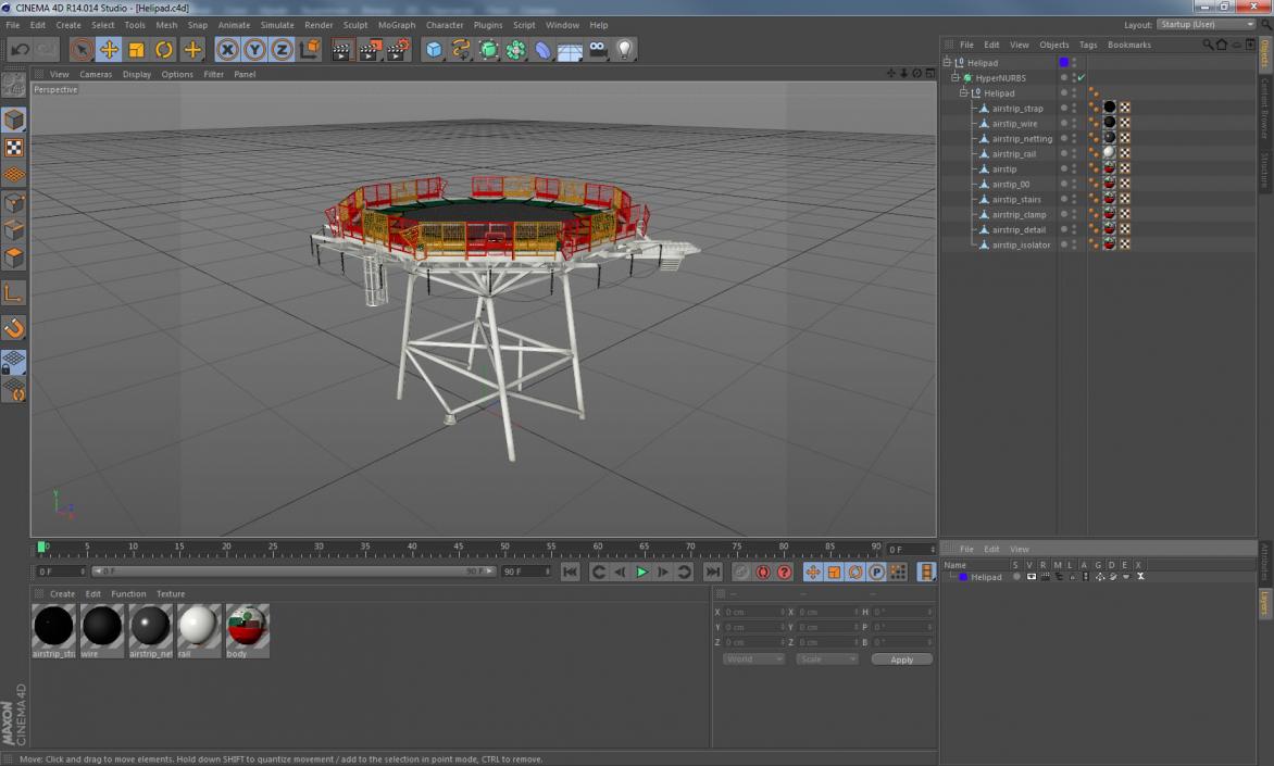 Helipad 3D model