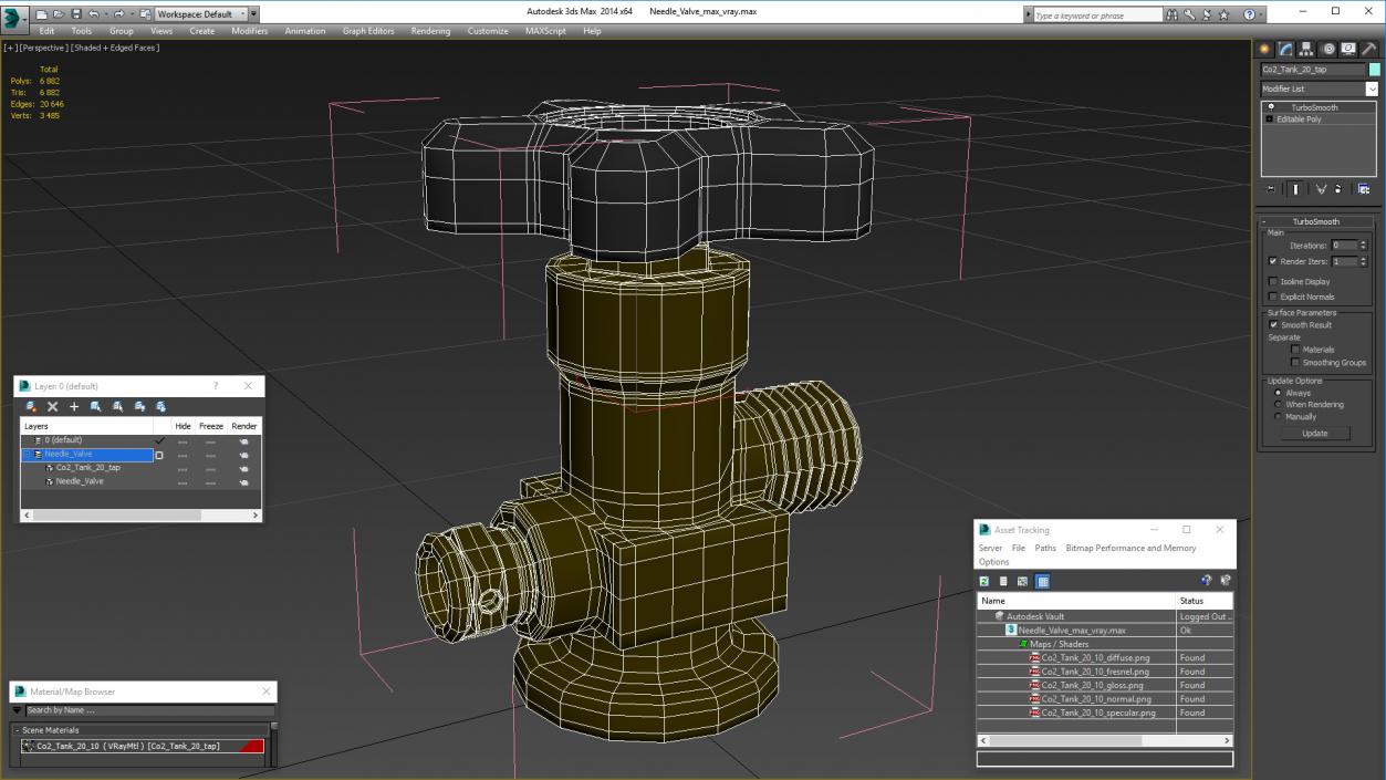 Needle Valve 3D