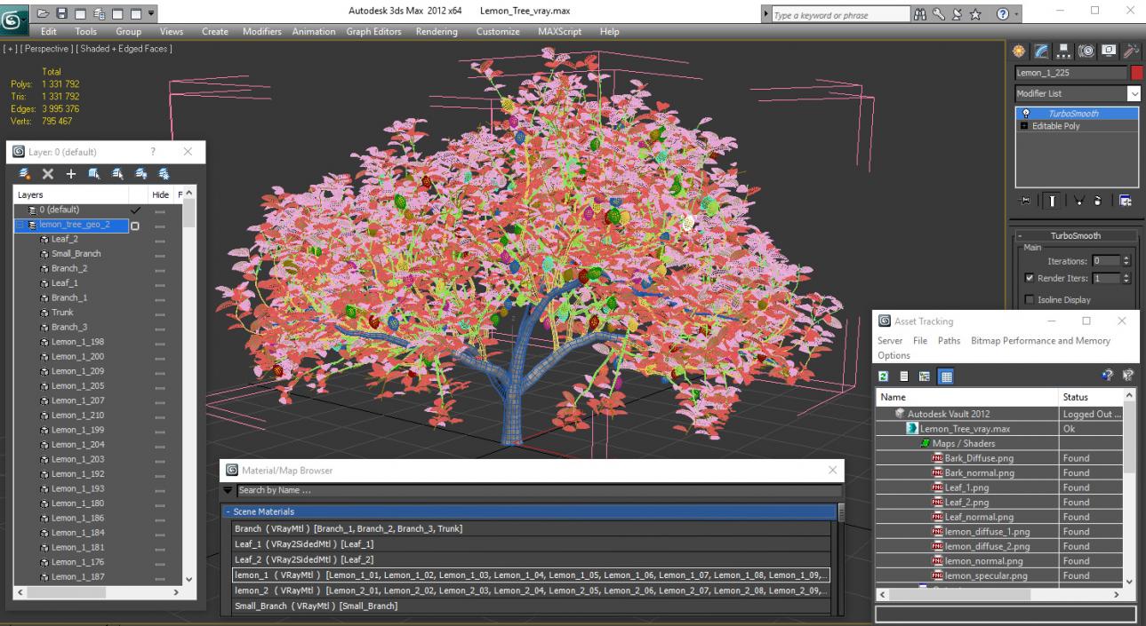 3D model Lemon Tree