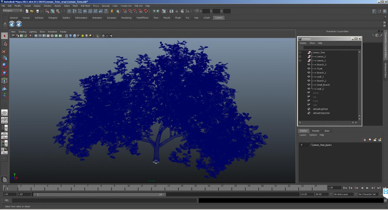 3D model Lemon Tree