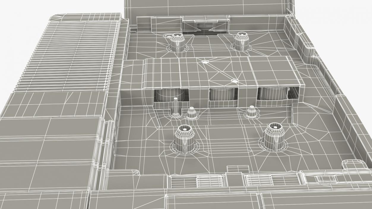 3D Retro Answering Machine model