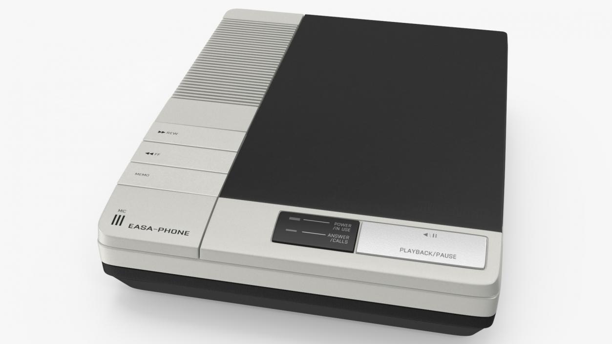 3D Retro Answering Machine model