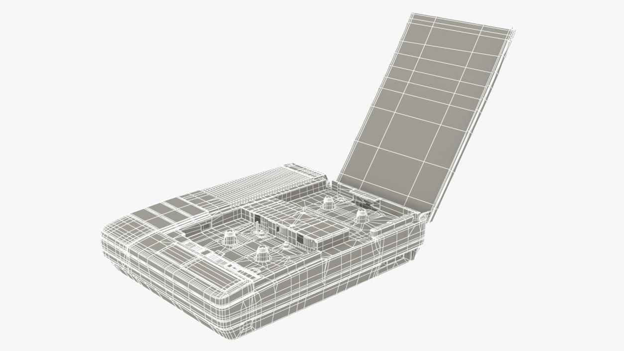 3D Retro Answering Machine model