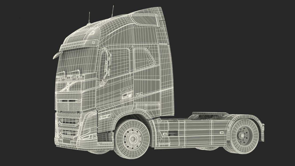 Volvo FH16 750 Globetrotter Truck Exterior Only 3D