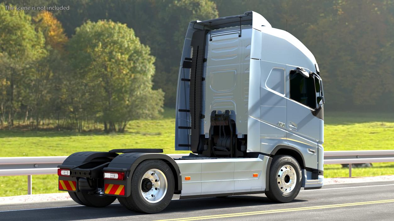 Volvo FH16 750 Globetrotter Truck Exterior Only 3D