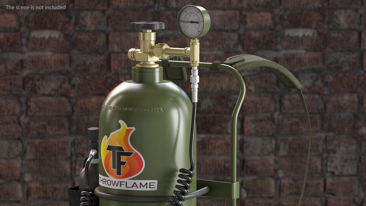 Throwflame XL18 Backpack Flamethrower 3D