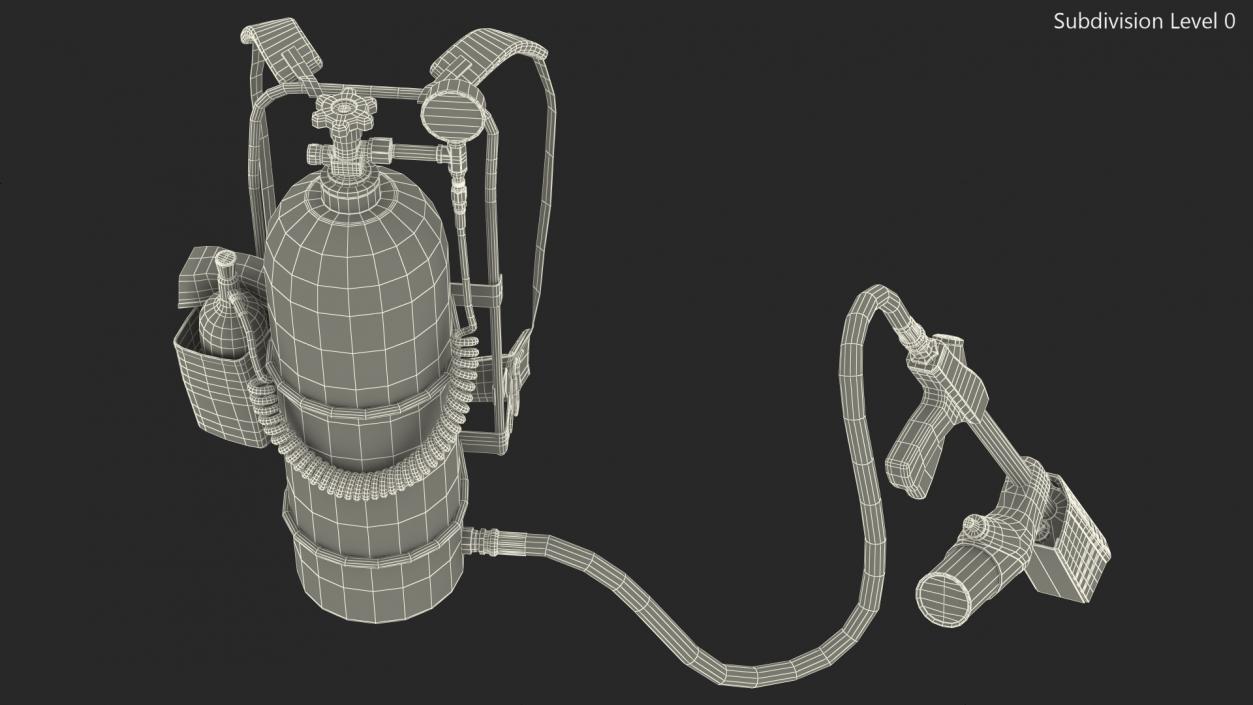 Throwflame XL18 Backpack Flamethrower 3D