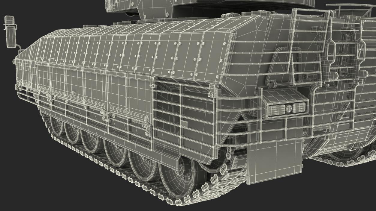 Puma German IFV Military Tank Sandy Rigged 3D