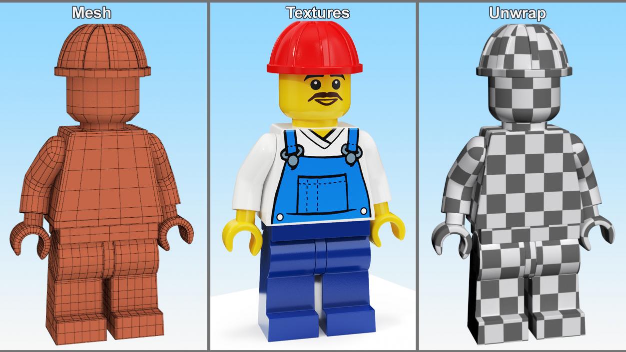 LEGO Minifigures Collection 2 3D model