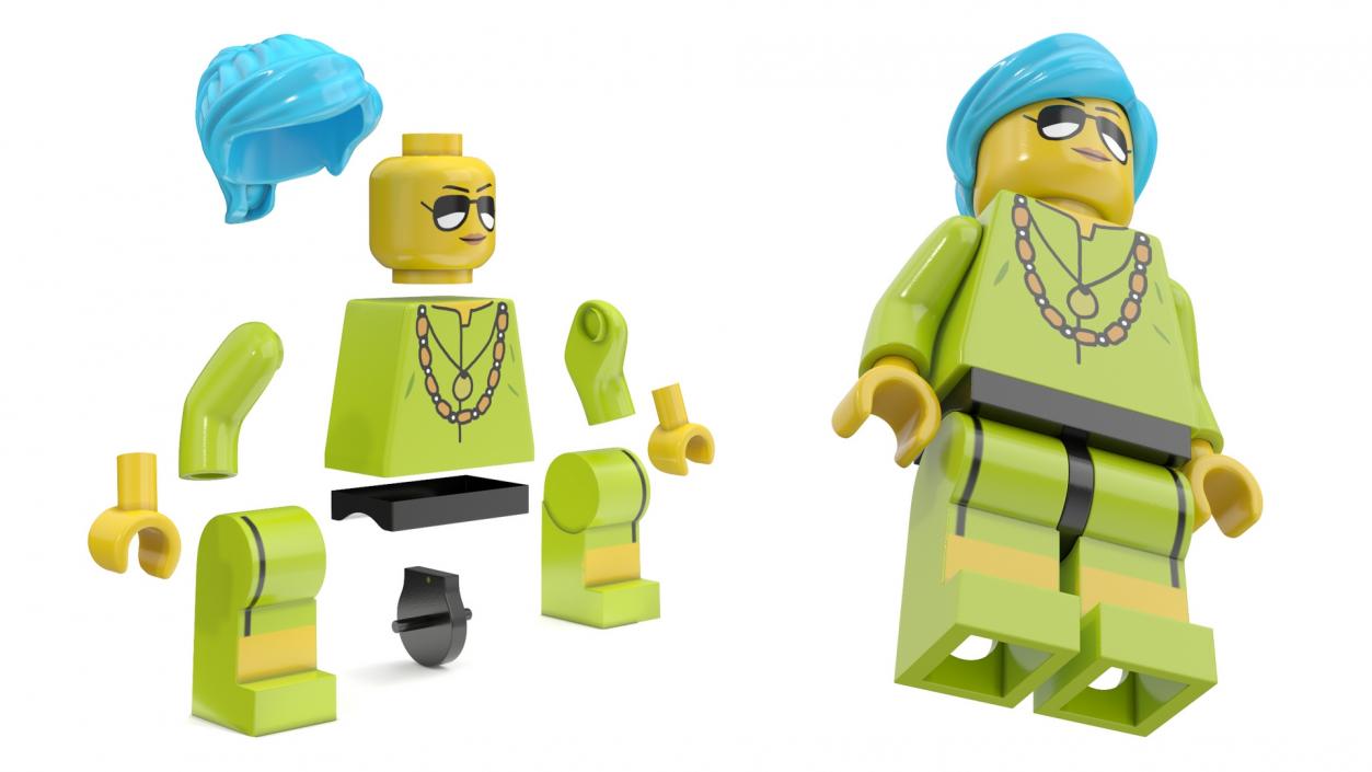 LEGO Minifigures Collection 2 3D model