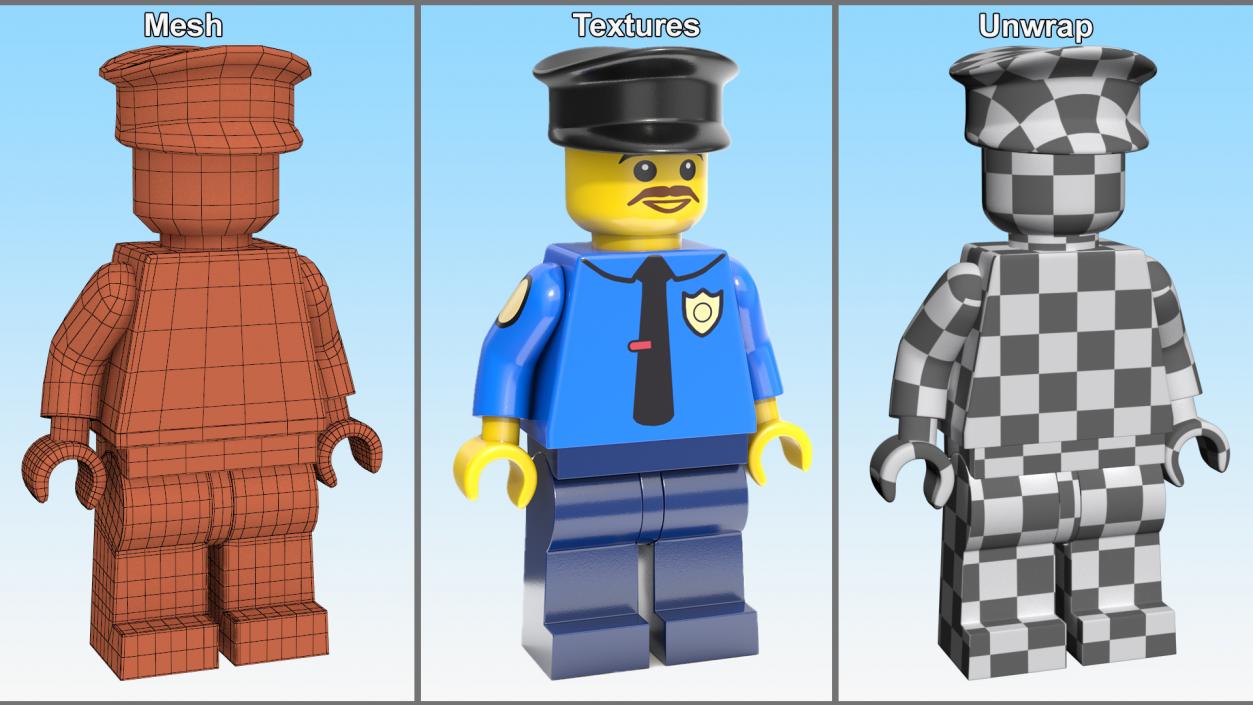 LEGO Minifigures Collection 2 3D model