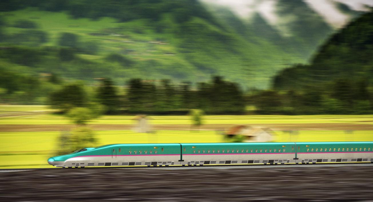 Shinkansen Speed Trains Collection 3D model