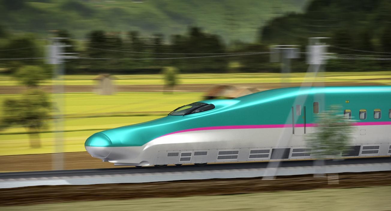 Shinkansen Speed Trains Collection 3D model