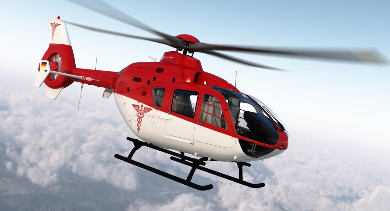 3D Air Ambulance Helicopters 3D Models Collection 2 model