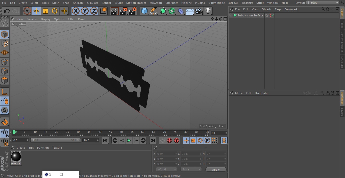 3D Razor Blade