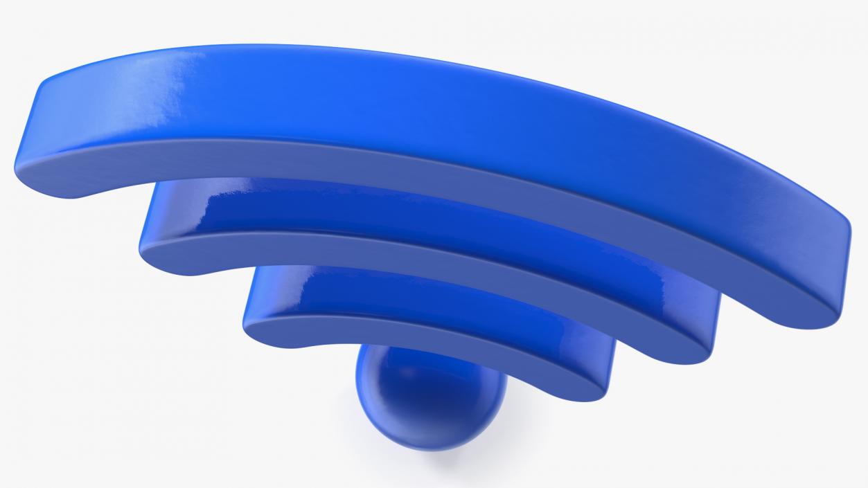 Wireless and WiFi Symbol 3D model