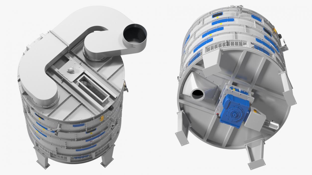 Agricultural Rotary Cooler RRF25-4 3D model