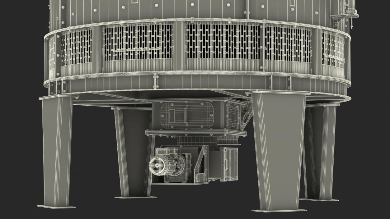 Agricultural Rotary Cooler RRF25-4 3D model