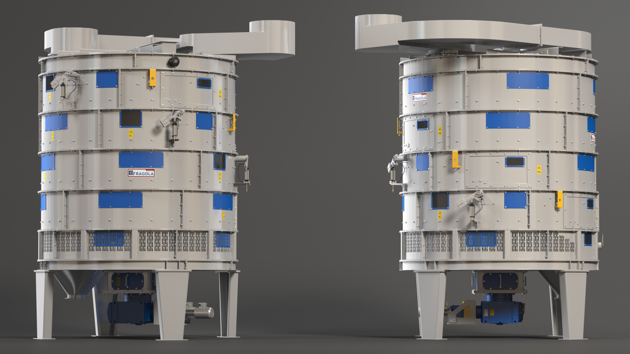 Agricultural Rotary Cooler RRF25-4 3D model