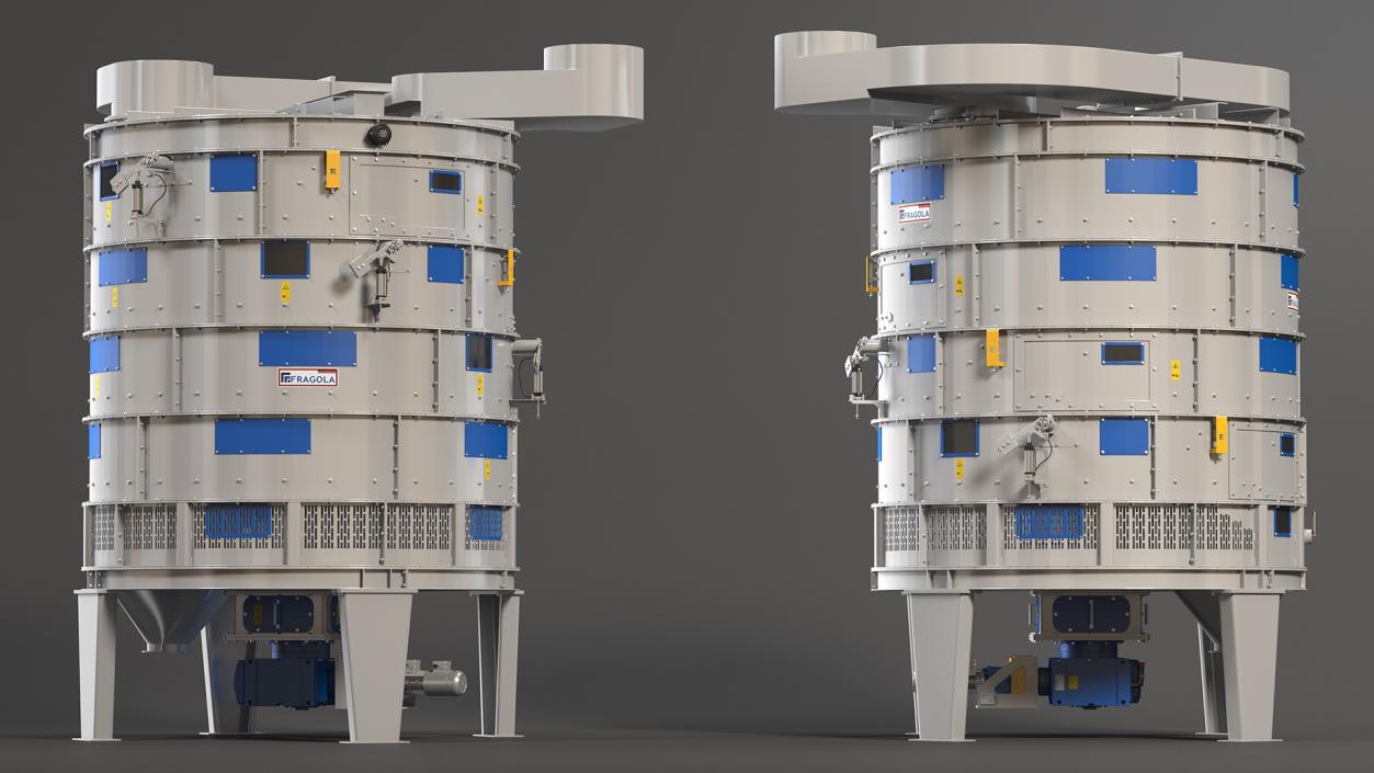 Agricultural Rotary Cooler RRF25-4 3D model