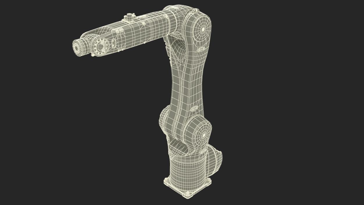 3D Industrial Robot Kuka KR 10 R1100 model