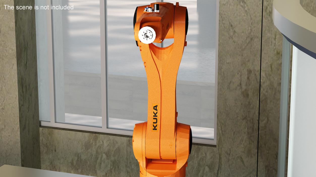 3D Industrial Robot Kuka KR 10 R1100 model