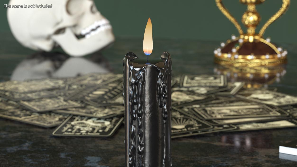 3D model Melted Candles Collection