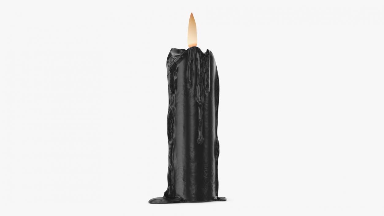 3D model Melted Candles Collection