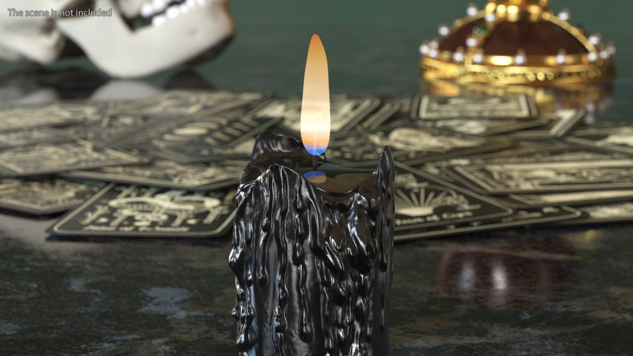 3D model Melted Candles Collection