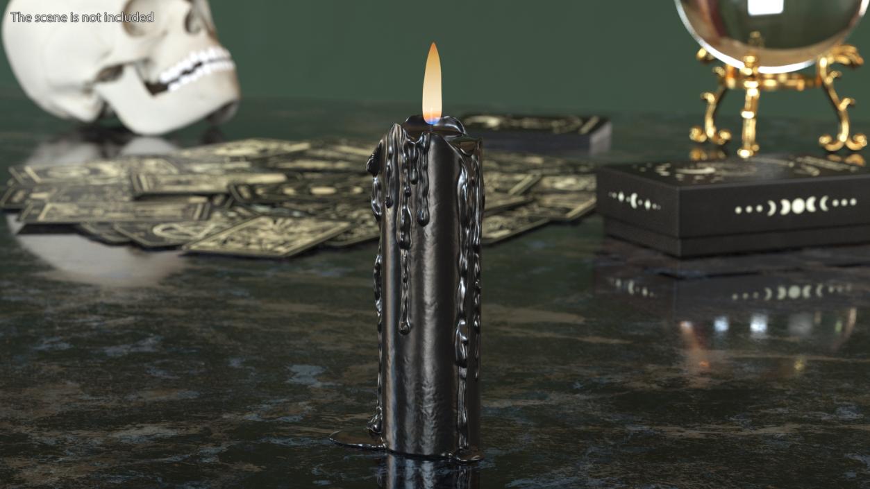 3D model Melted Candles Collection