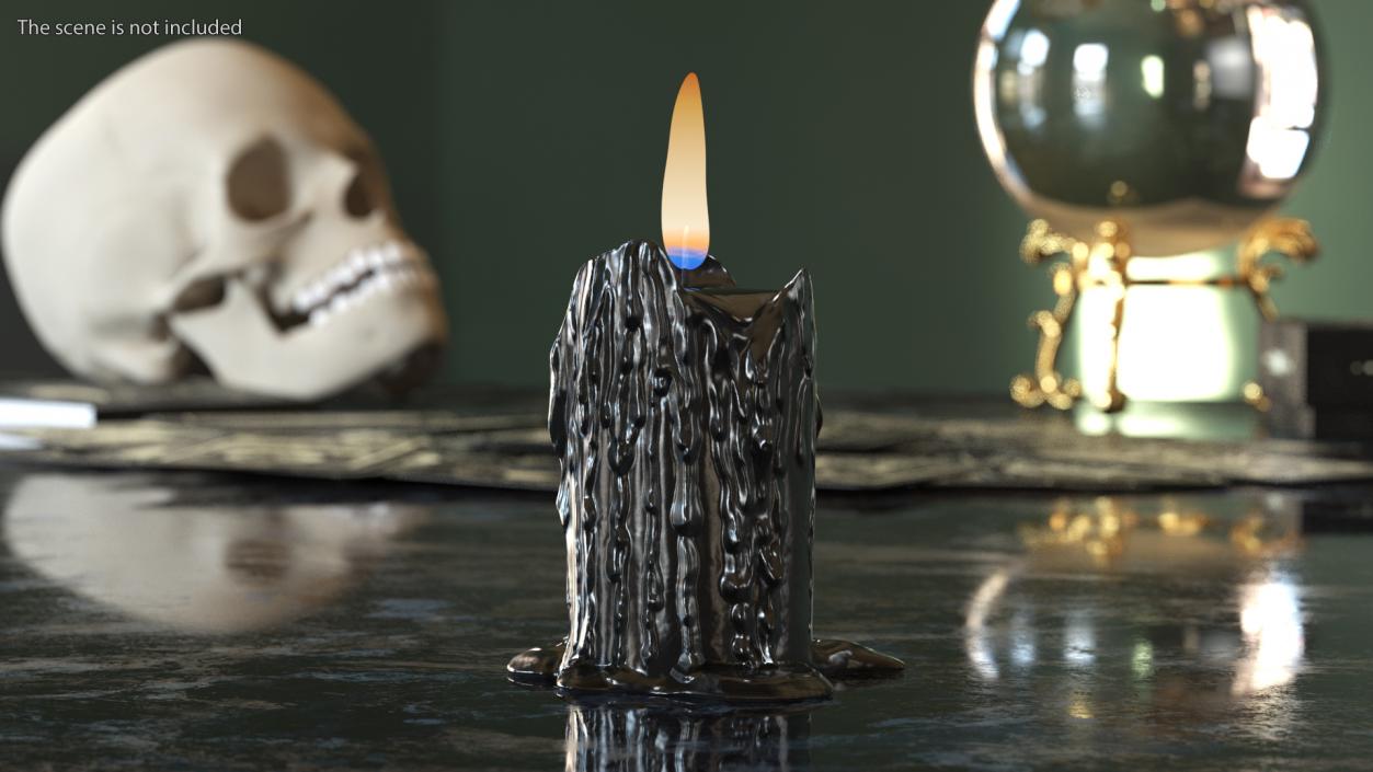 3D model Melted Candles Collection