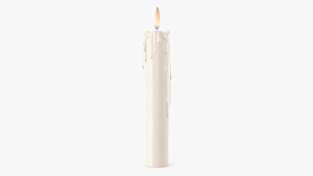 3D model Melted Candles Collection