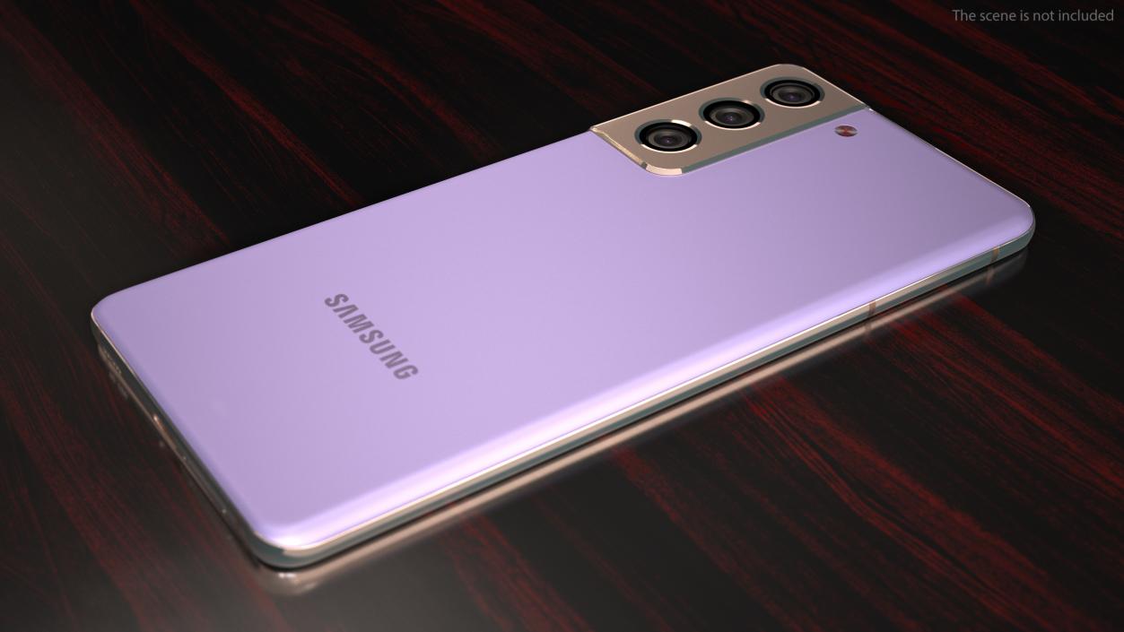 3D Samsung Galaxy S21 Phantom Violet model