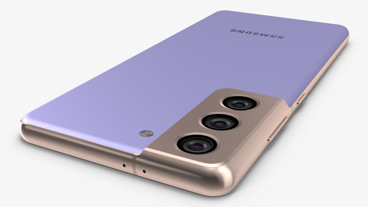 3D Samsung Galaxy S21 Phantom Violet model