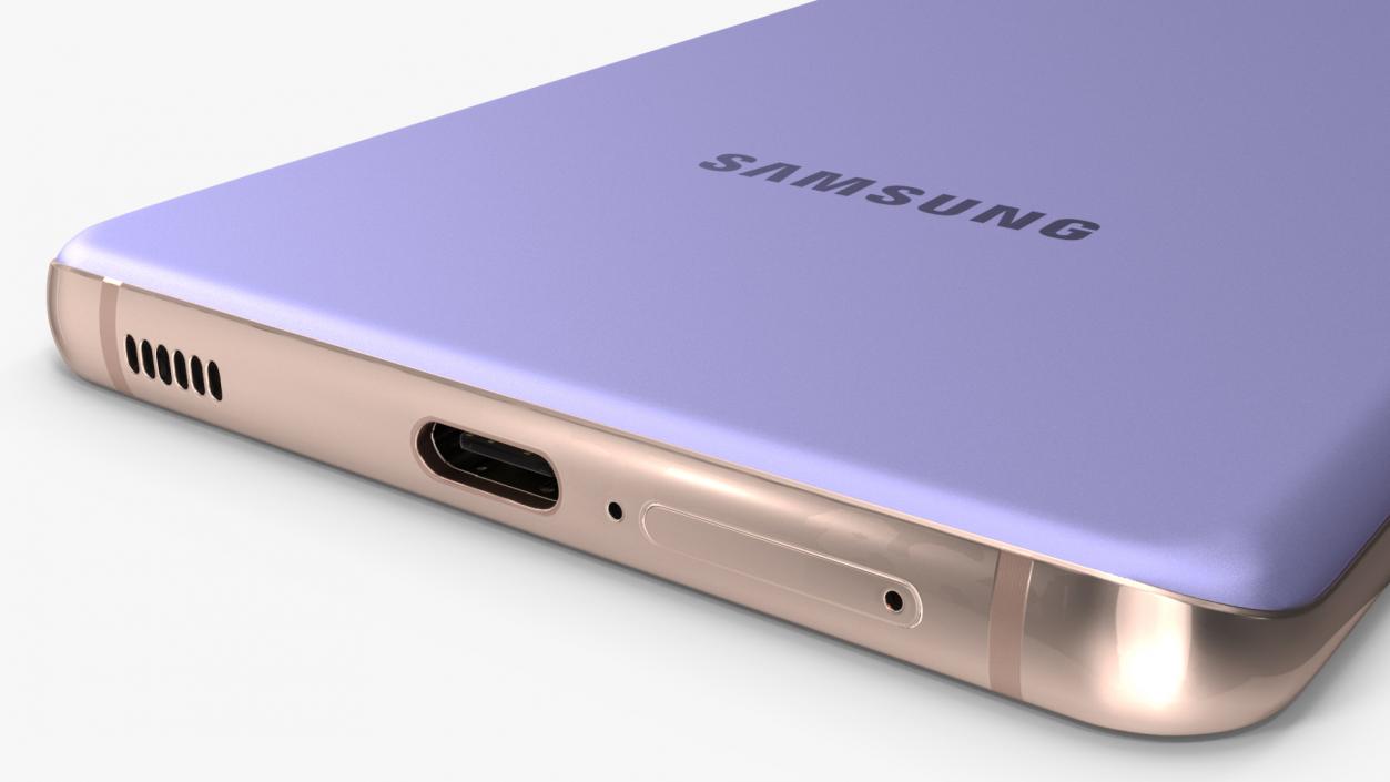 3D Samsung Galaxy S21 Phantom Violet model