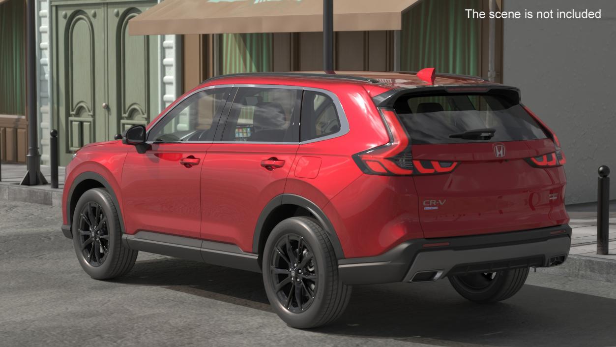 2025 Honda CR-V Red 3D model