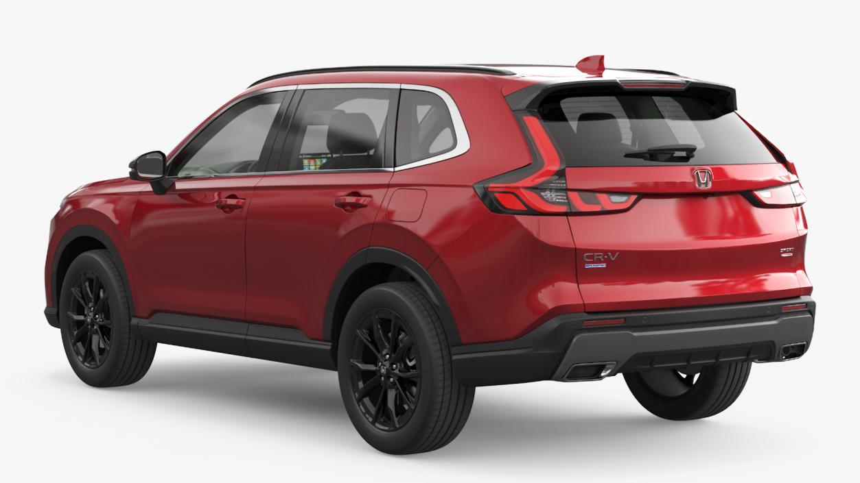 2025 Honda CR-V Red 3D model