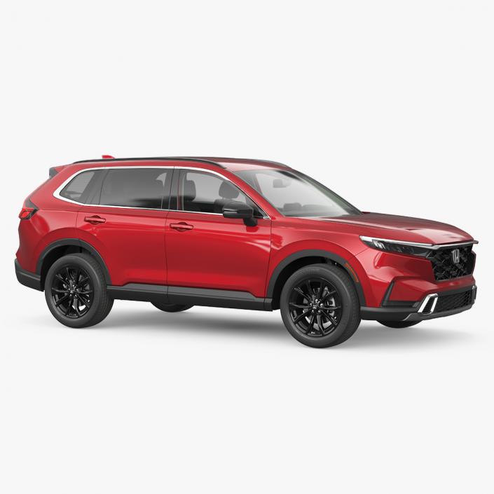 2025 Honda CR-V Red 3D model