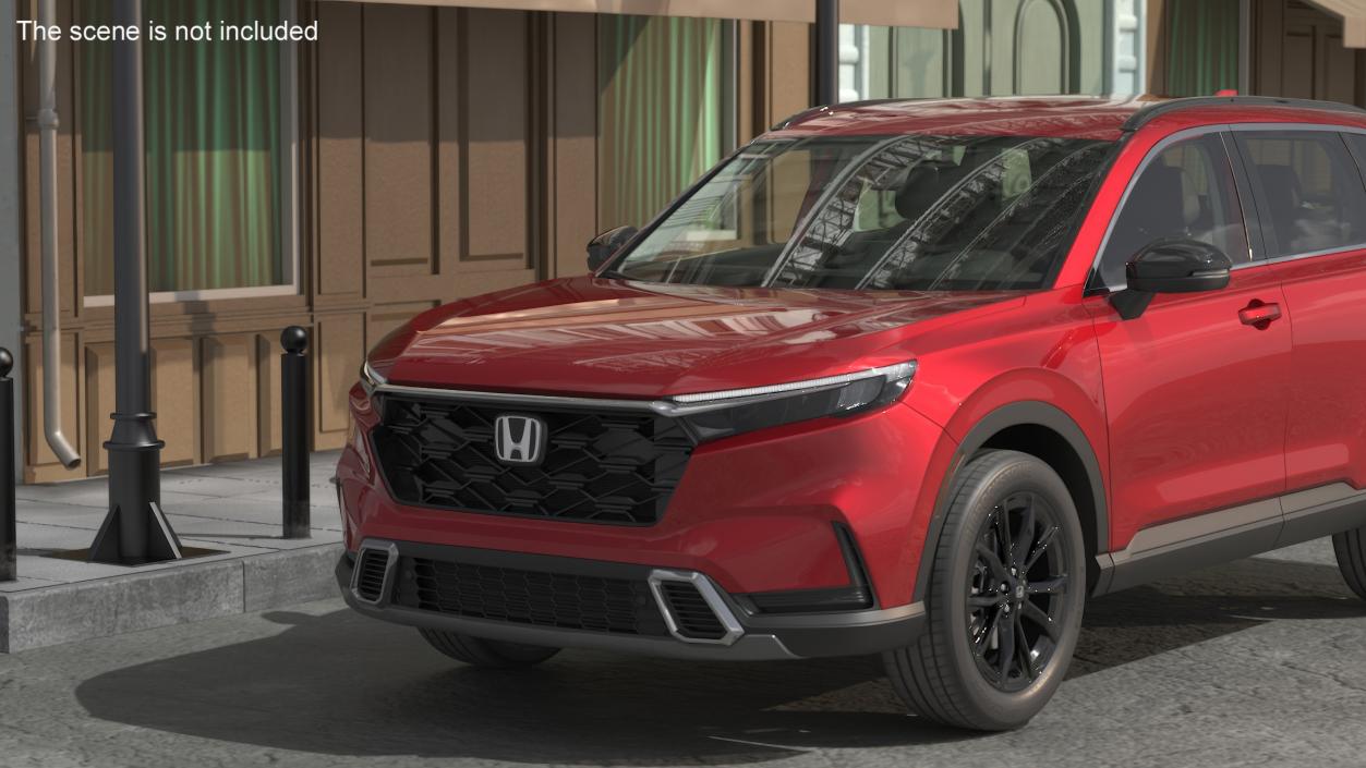 2025 Honda CR-V Red 3D model