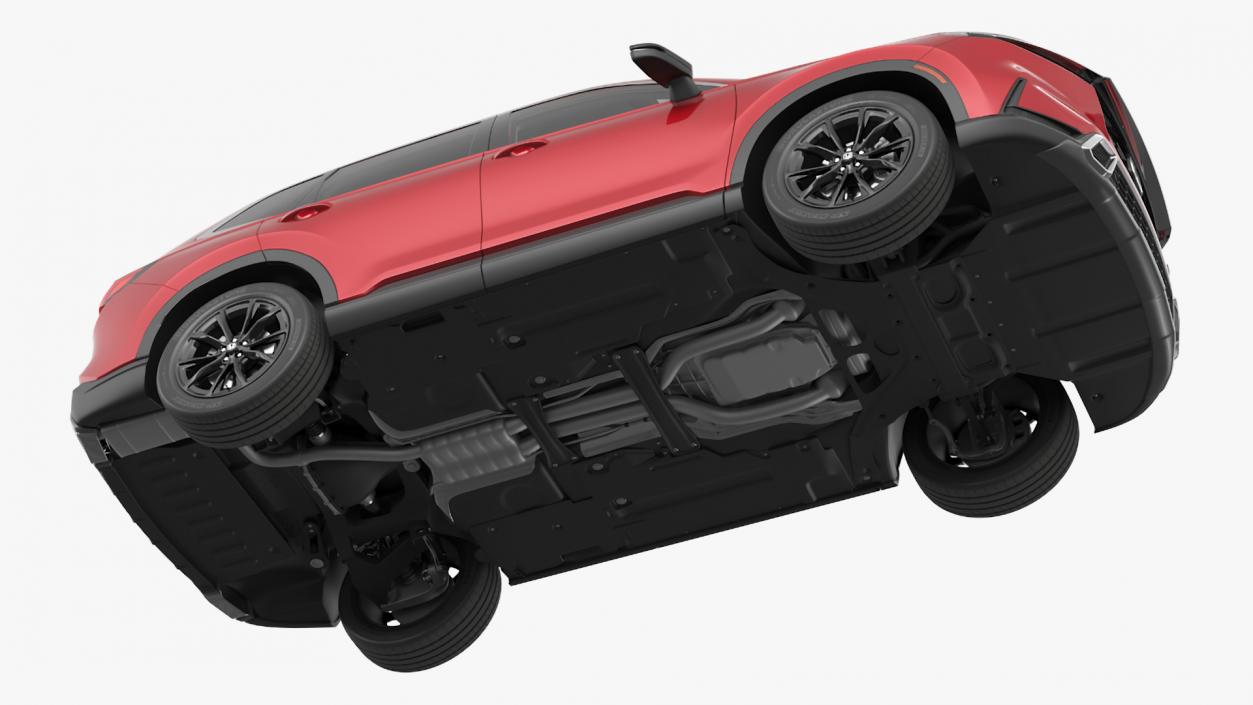 2025 Honda CR-V Red 3D model