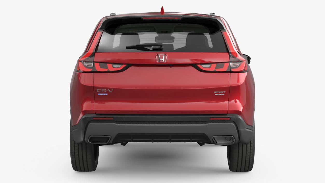 2025 Honda CR-V Red 3D model