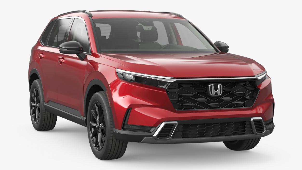 2025 Honda CR-V Red 3D model