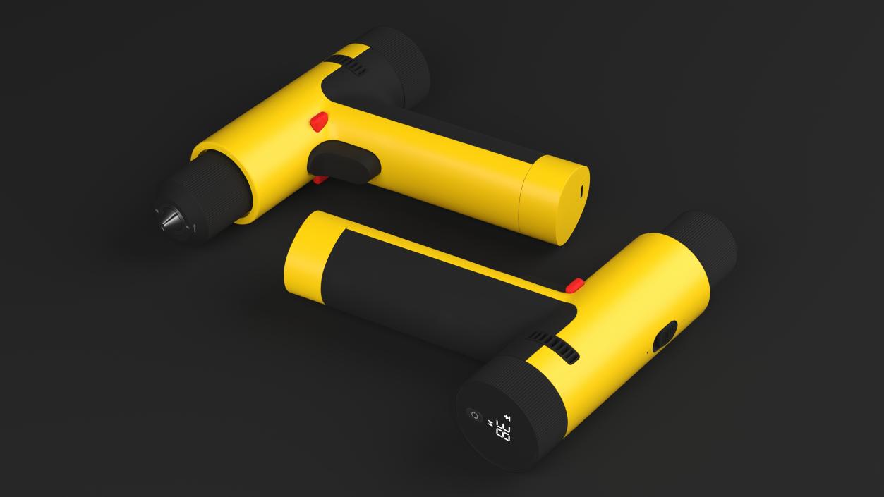 3D Modern Smart Drill model