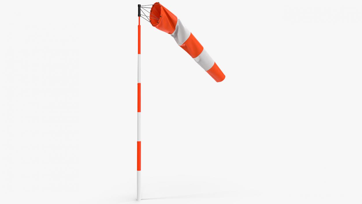 3D model Windsock with Wind Speed 3 Knots(1)