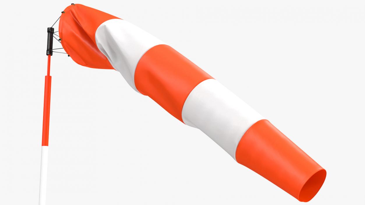 3D model Windsock with Wind Speed 3 Knots(1)