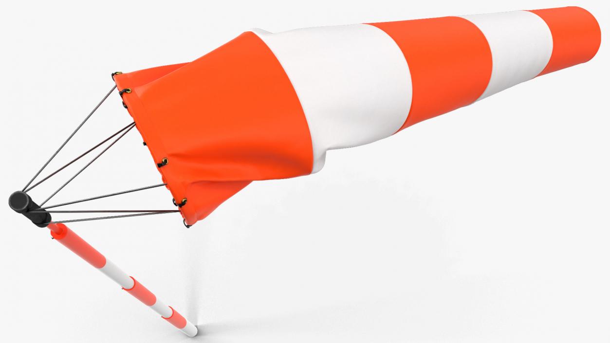 3D model Windsock with Wind Speed 3 Knots(1)