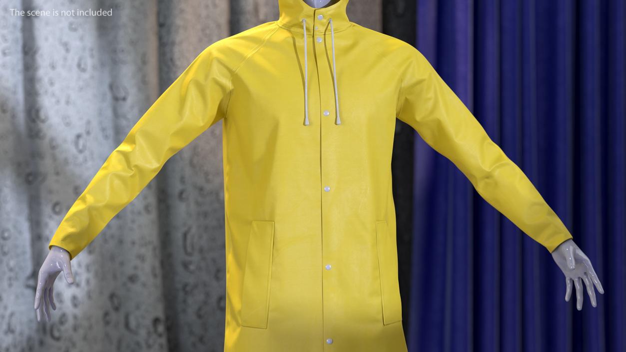 Raincoat Waterproof 3D model