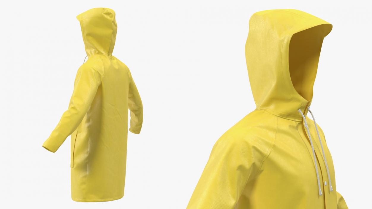 Raincoat Waterproof 3D model