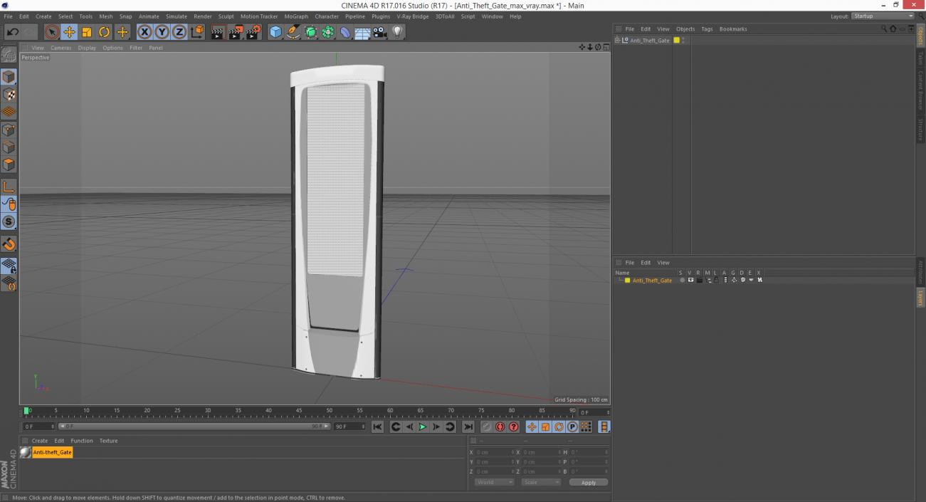 3D model Anti Theft Gate